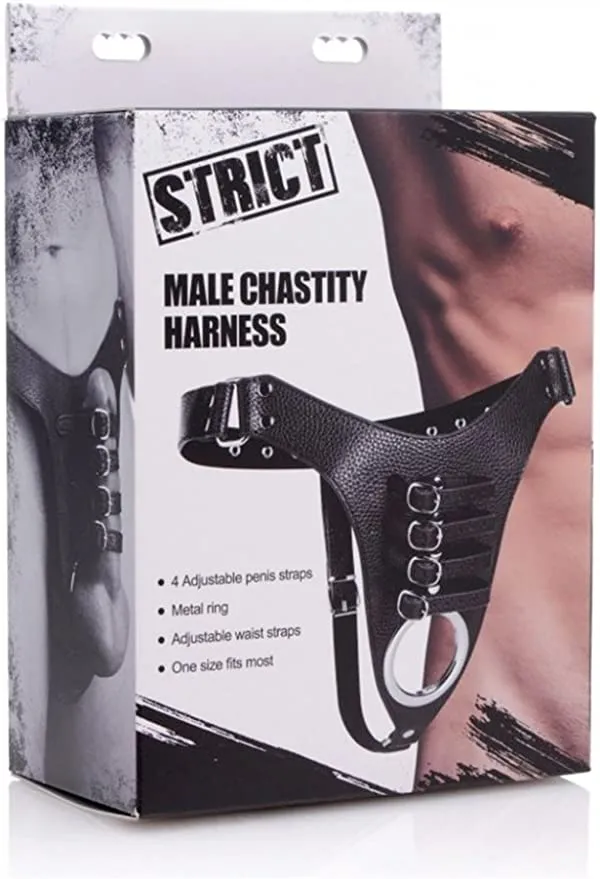 Strict Male Chastity Harness