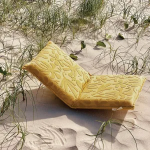 SUNNYLife Luxe Folding Seat Mango Bay Golden Mustard