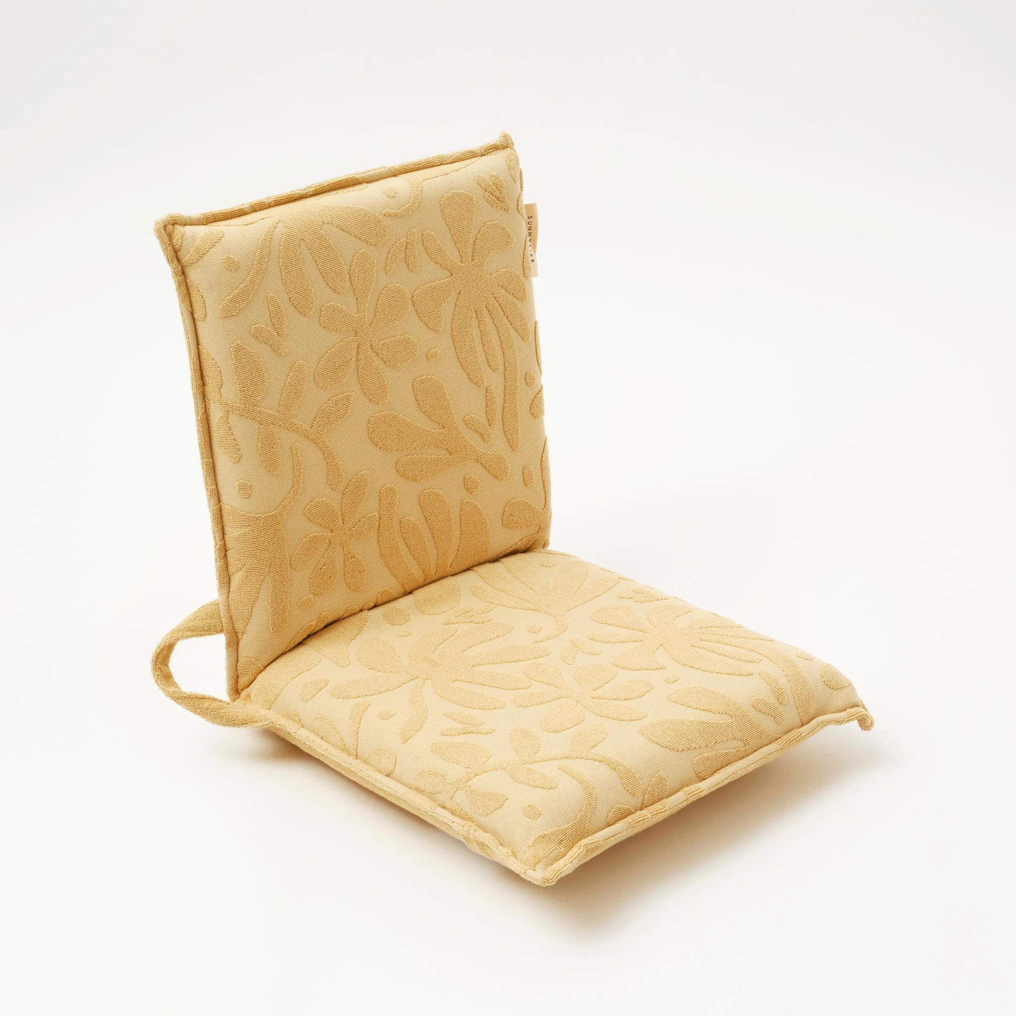 SUNNYLife Luxe Folding Seat Mango Bay Golden Mustard