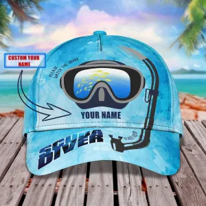 Super Scuba 18 - Personalized Name Cap - Cpd