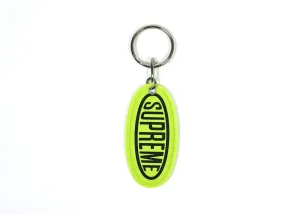 Supreme Reflective Keychain- Brilliant Green