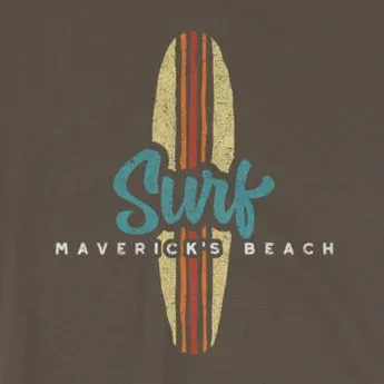 Surf Maverick's Beach Short-Sleeve Unisex T-Shirt