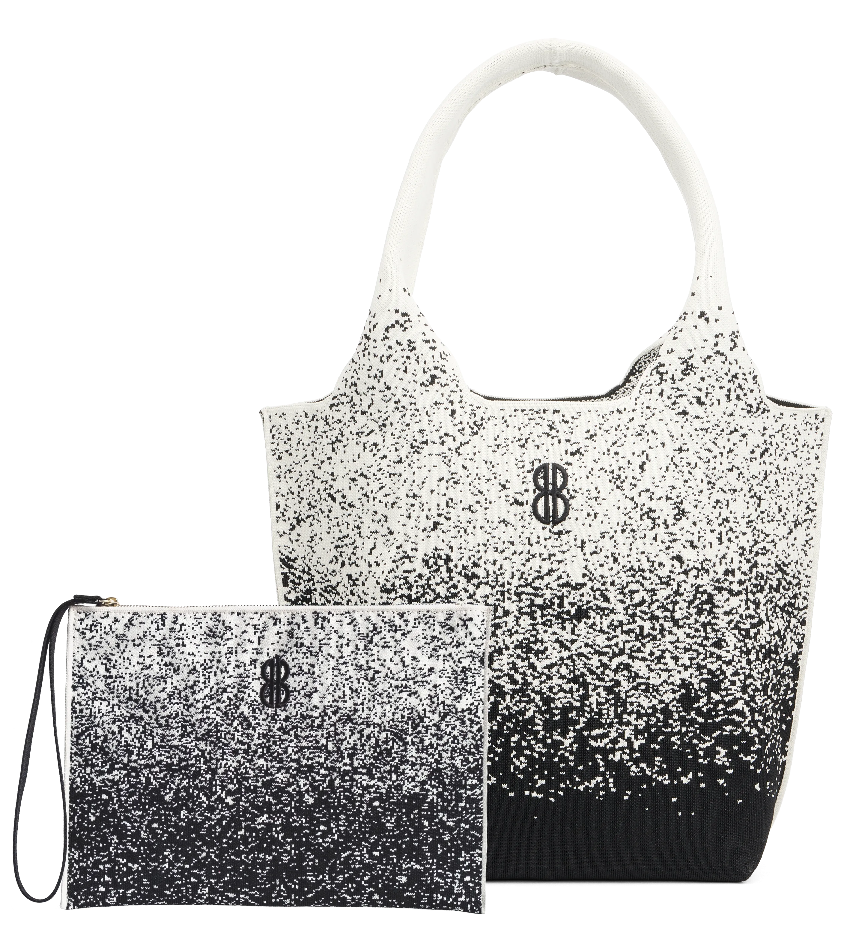 Sutton City Tote - Black Sprinkle - Medium