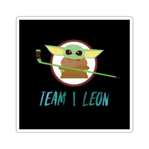 The Baby "Team Leon" Hockey Sticker
