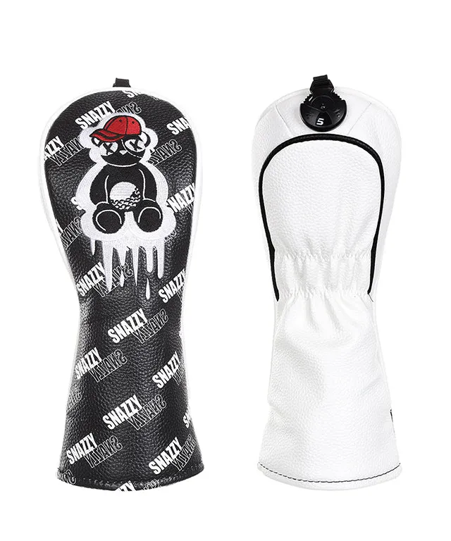 The Make Hip Panda Fairway Wood Cover - Black