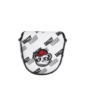 The Make Hip Panda Mallet Putter Cover - White