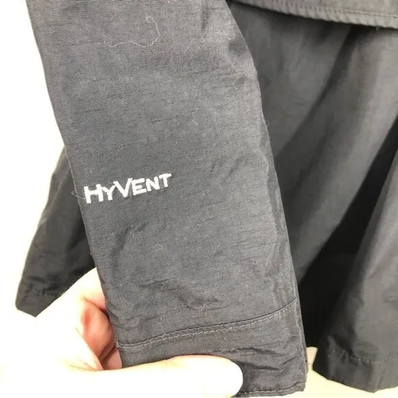 The North Face Hyvent Belted Rain Trench Coat Black Small