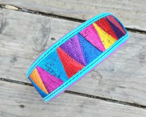 The Sofia (blue with purple padding)