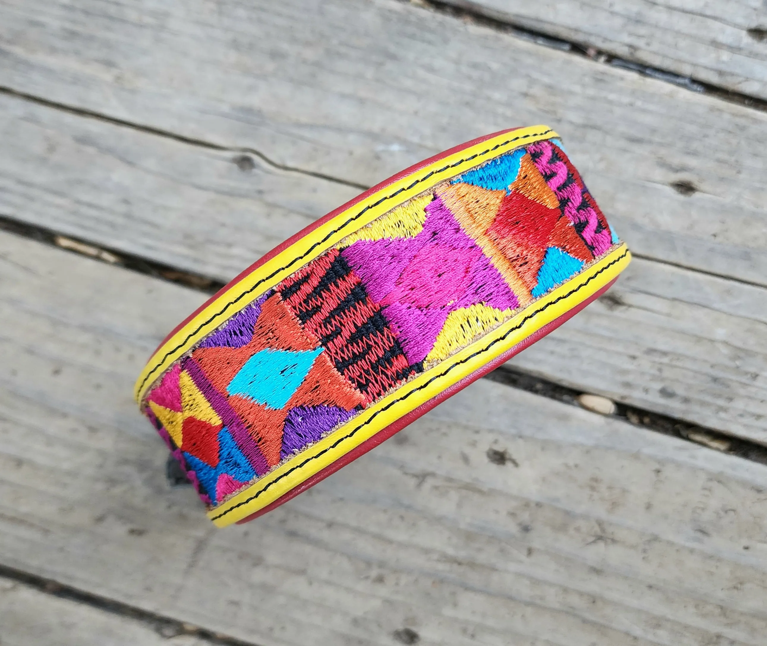 The Sofia (yellow with red padding)