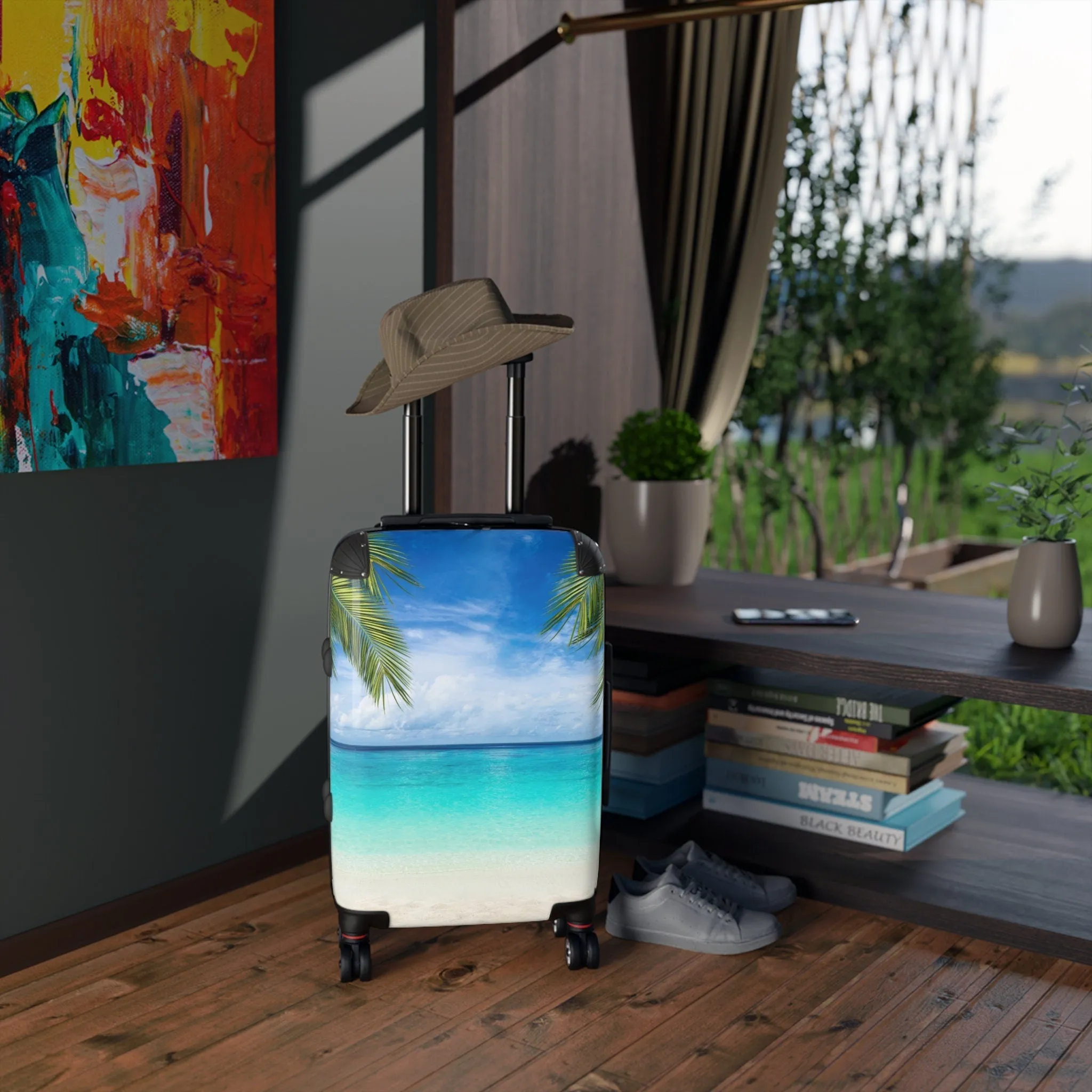 The Ultimate Beach Imprint Suitcase for Your Next Adventure: Travel In Style!