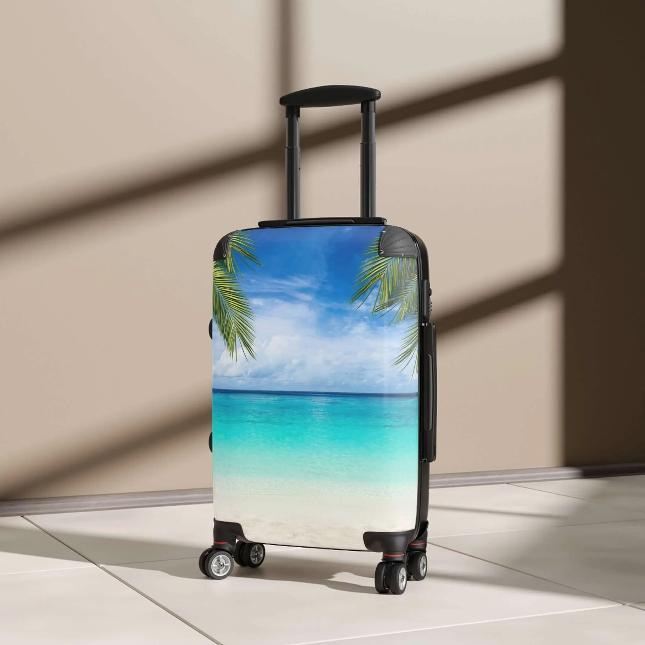 The Ultimate Beach Imprint Suitcase for Your Next Adventure: Travel In Style!