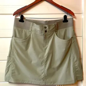 Title Nine Recycled Clamber 2.0Hiking Skort Timber Wolf TanSize 14.