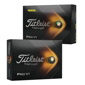 Titleist 2021 Pro V1 Golf Ball Yellow