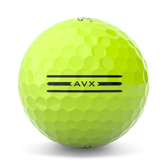 Titleist AVX Yellow Personalized Golf Balls