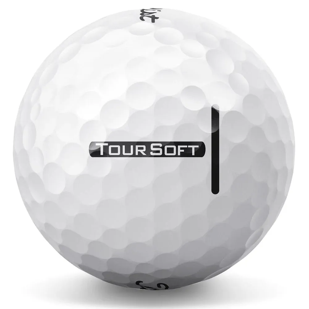 Titleist Tour Soft White Golf Balls - 1 Dozen