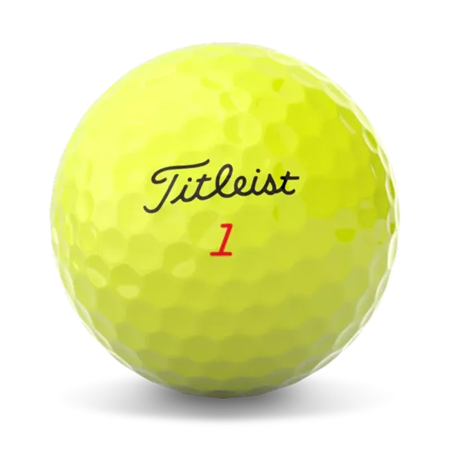 Titleist TruFeel Yellow Personalized Golf Balls