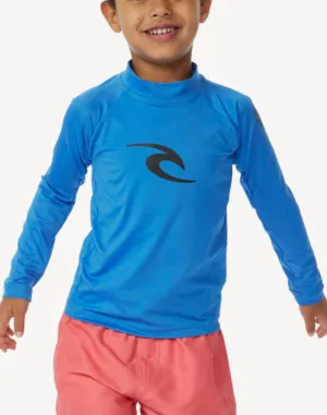 Toddler Boys Waves UPF 50 Long Sleeve Rashguard