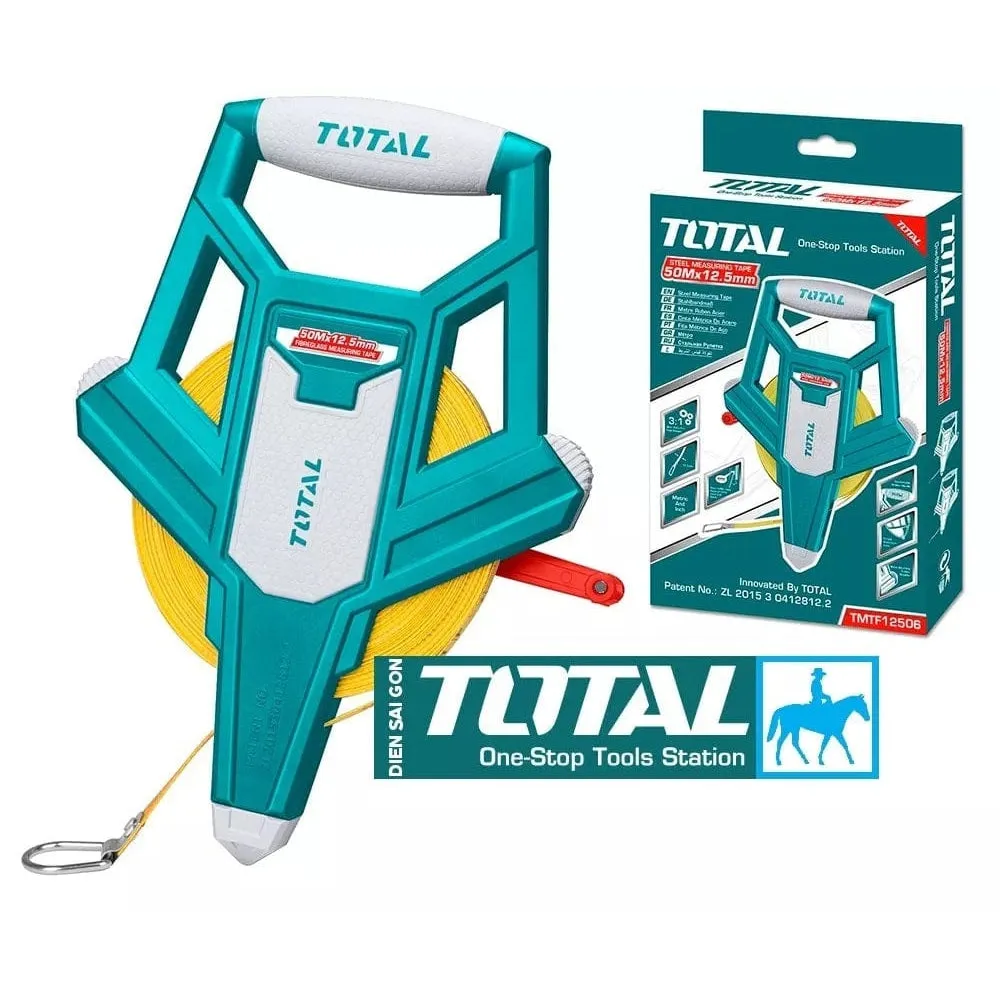 Total Fiberglass Measuring Tape 50m - TMTF13506