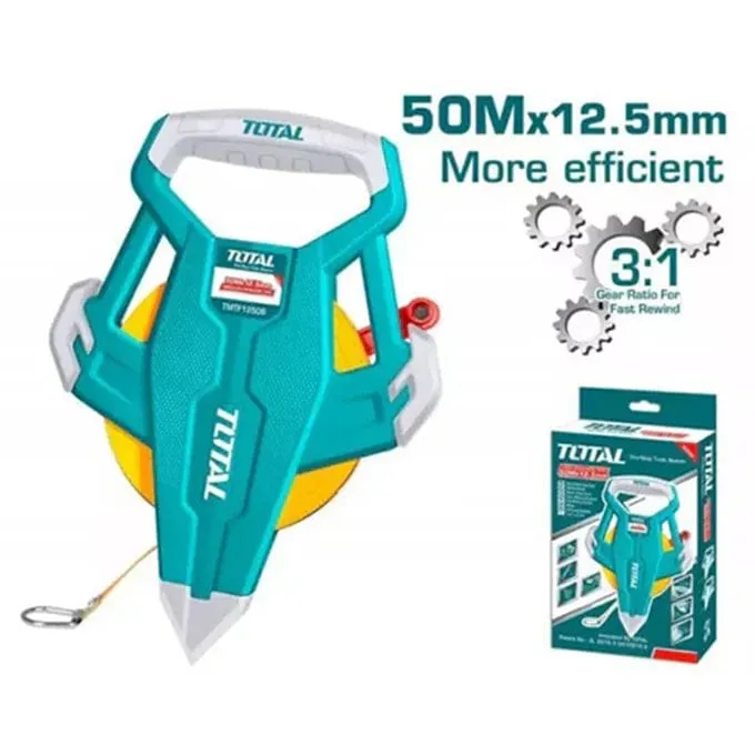 Total Fiberglass Measuring Tape 50m - TMTF13506