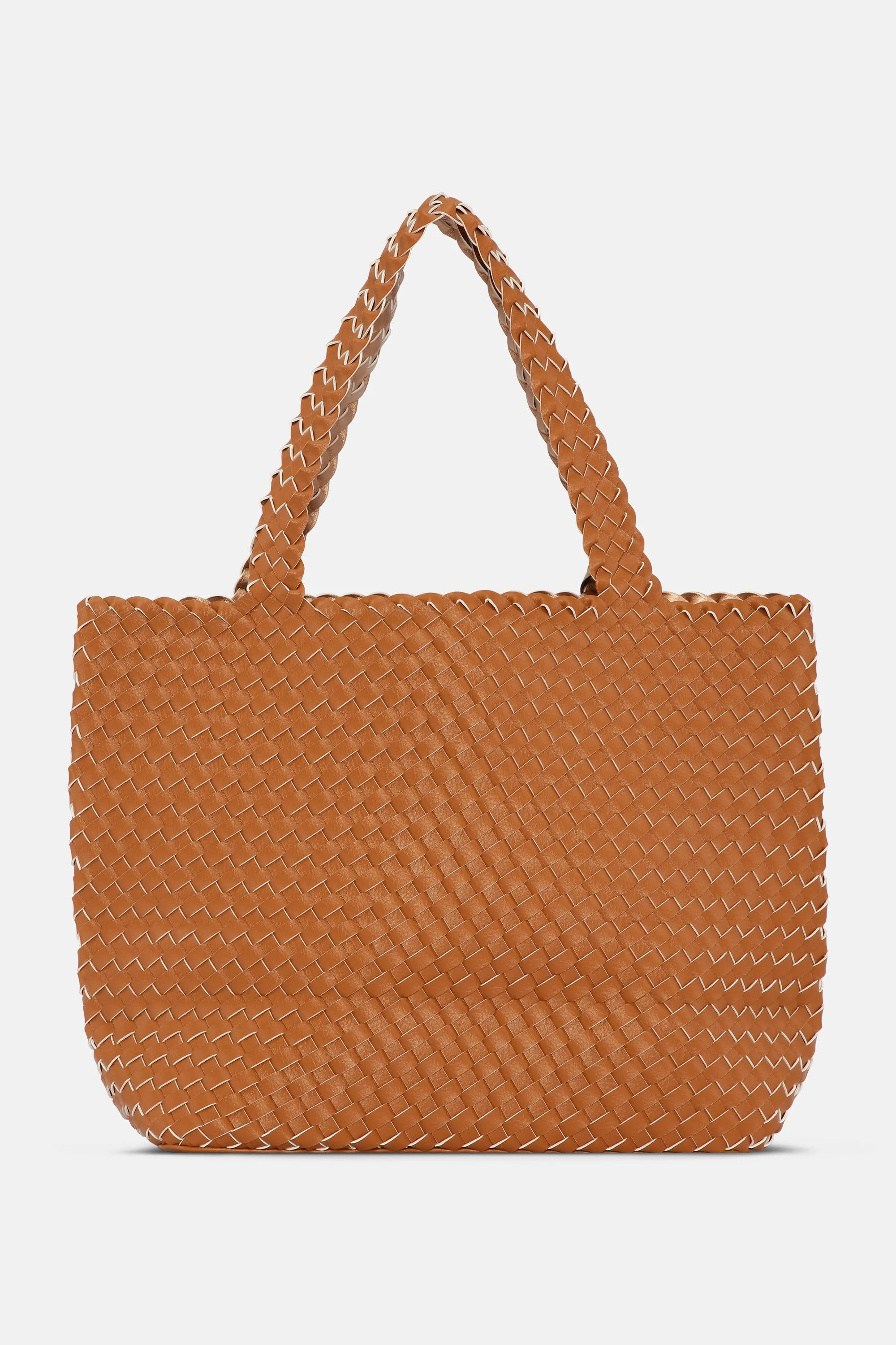 Tote Bag Flätad - Burnt Caramel Copper