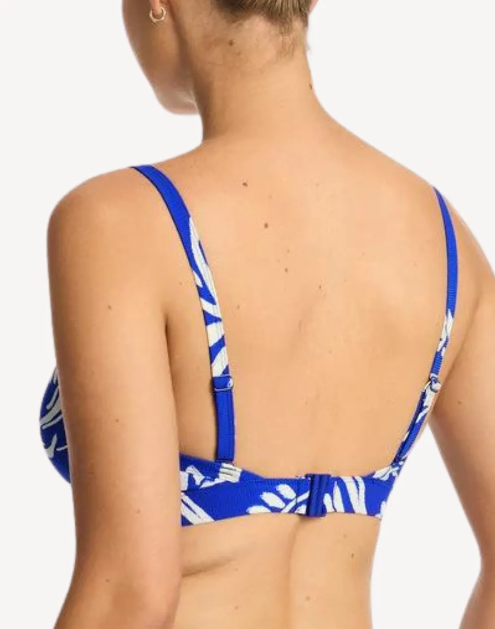 Tradewind Cobalt D/DD Tie Front Bikini Top