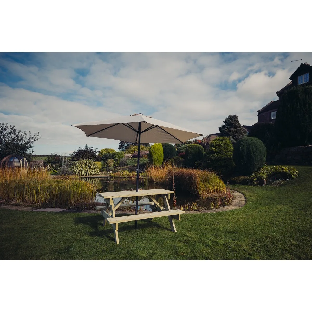 Traditional Garden Picnic Table by Churnet Valley - 4 Seats - PT101