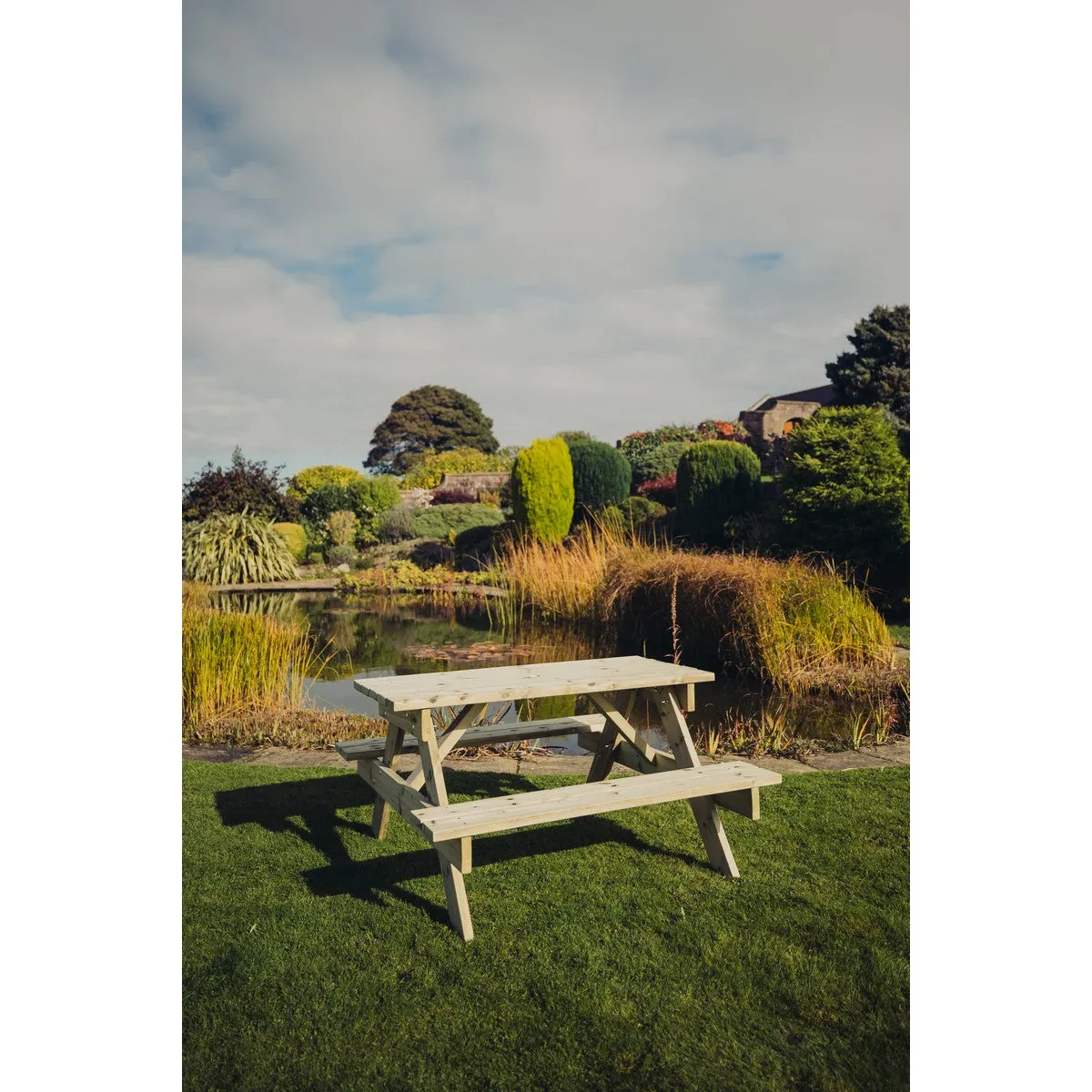 Traditional Garden Picnic Table by Churnet Valley - 4 Seats - PT101