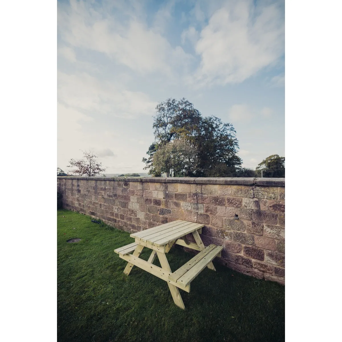 Traditional Garden Picnic Table by Churnet Valley - 4 Seats - PT101