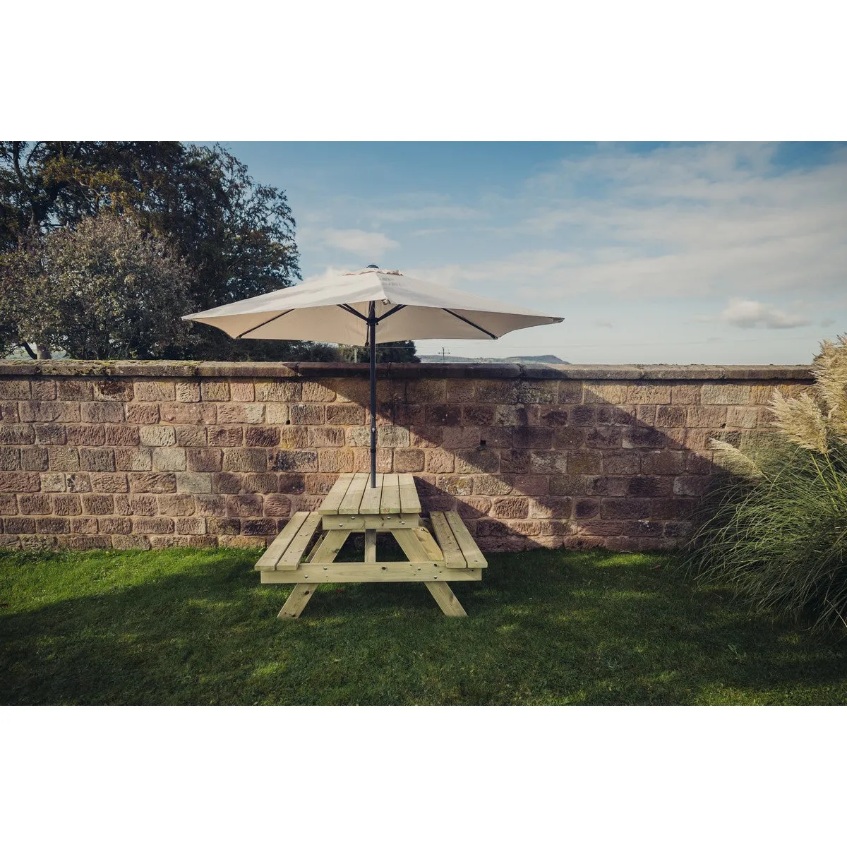 Traditional Garden Picnic Table by Churnet Valley - 4 Seats - PT101