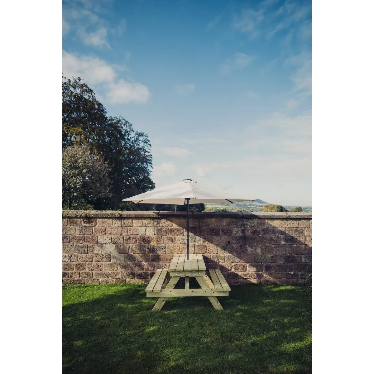 Traditional Garden Picnic Table by Churnet Valley - 4 Seats - PT101