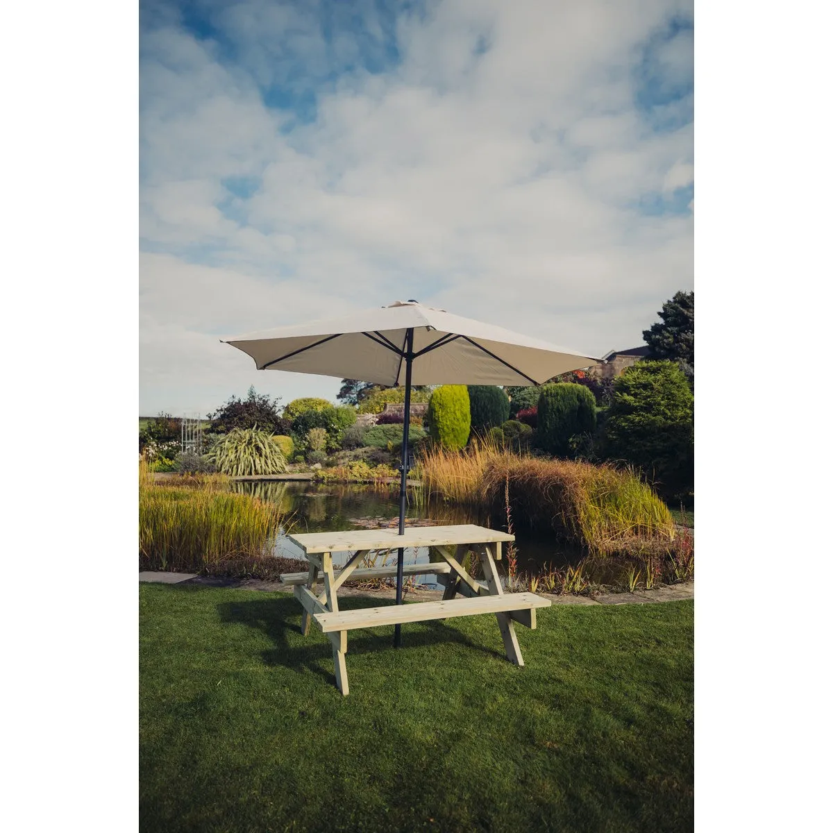 Traditional Garden Picnic Table by Churnet Valley - 4 Seats - PT101