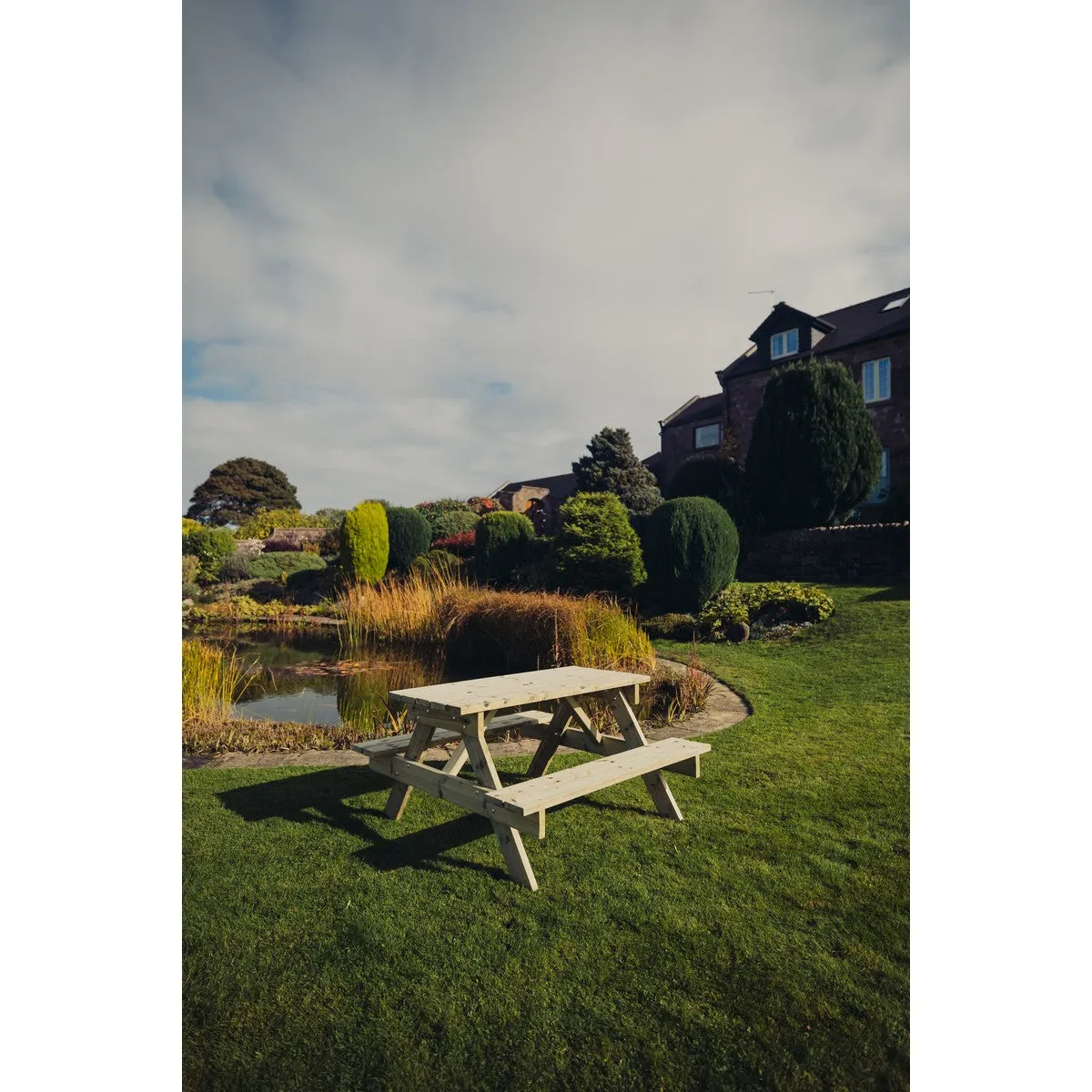 Traditional Garden Picnic Table by Churnet Valley - 4 Seats - PT101