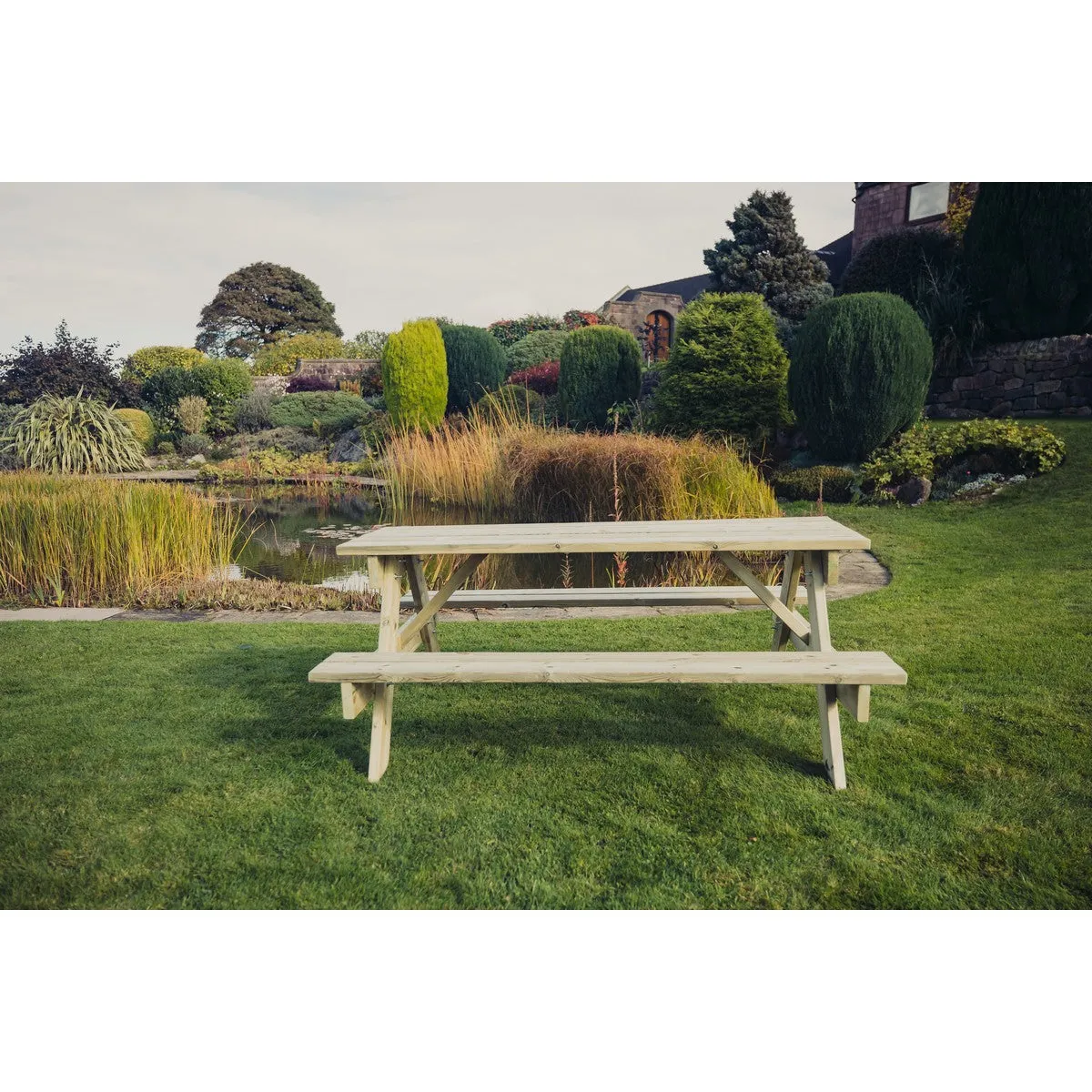 Traditional Garden Picnic Table by Churnet Valley - 6 Seats - PT102