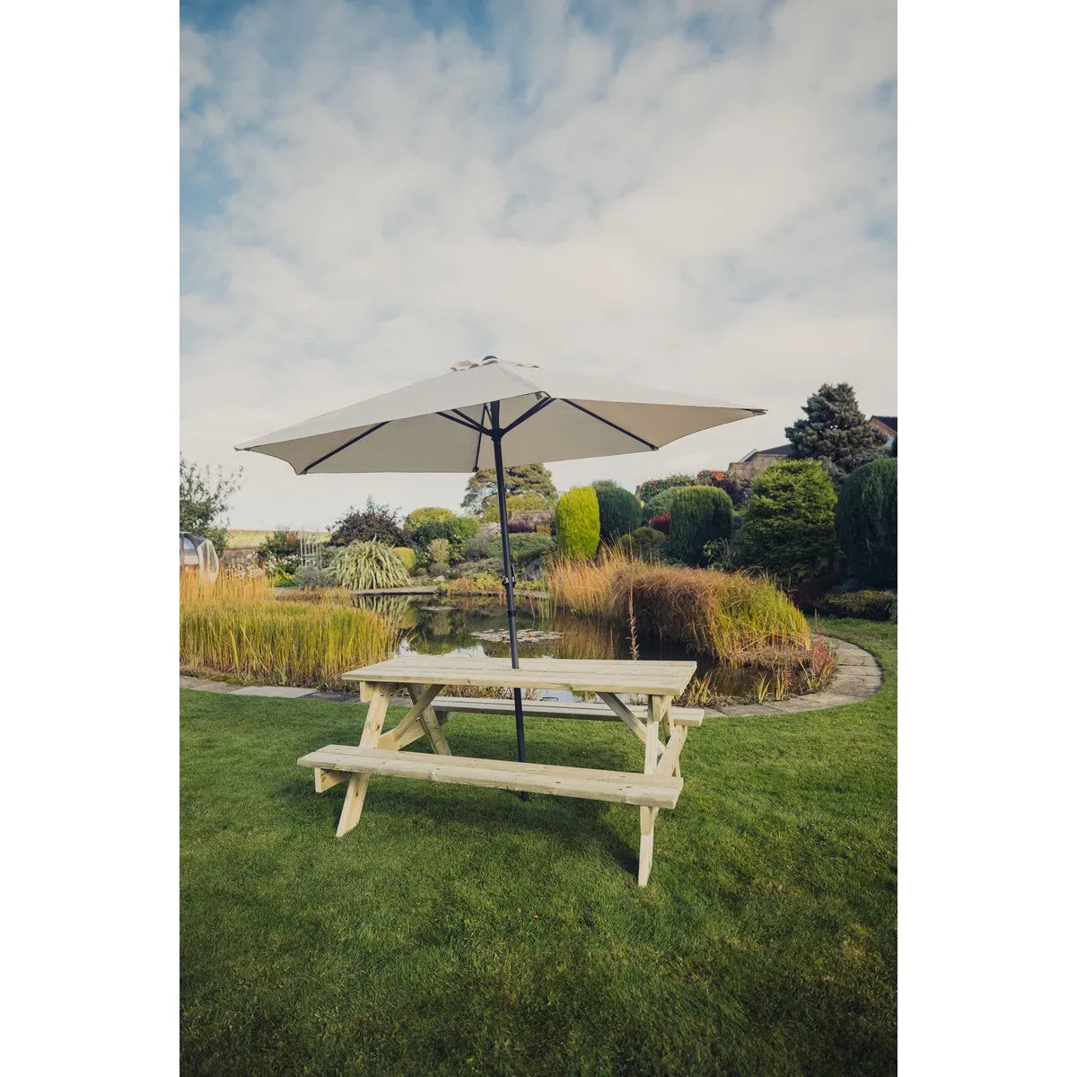 Traditional Garden Picnic Table by Churnet Valley - 6 Seats - PT102