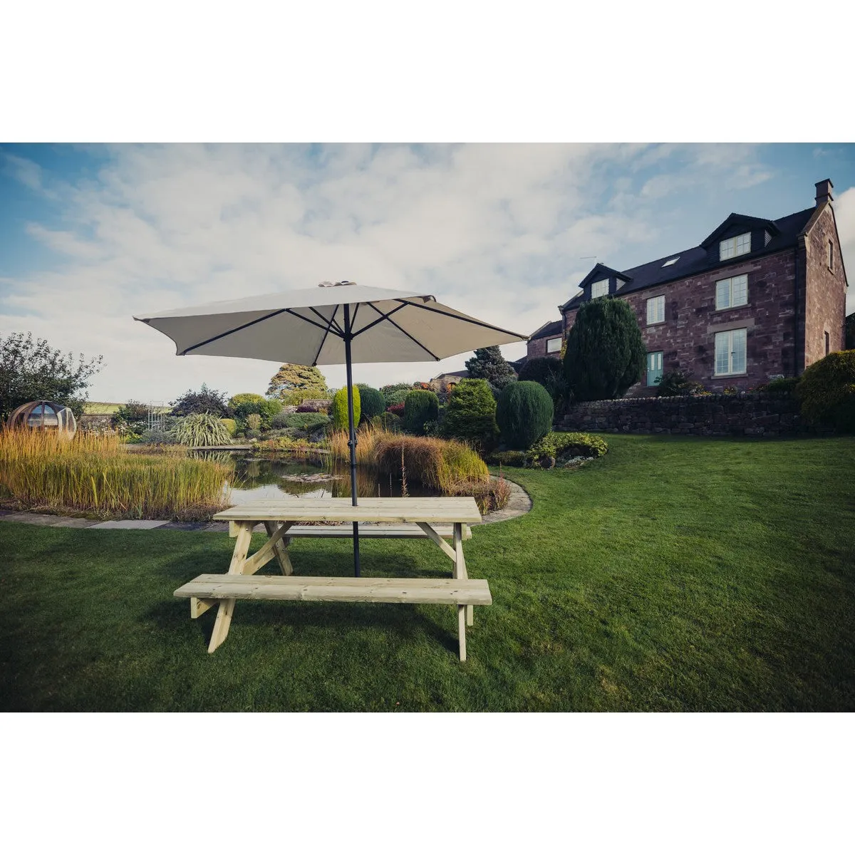 Traditional Garden Picnic Table by Churnet Valley - 6 Seats - PT102