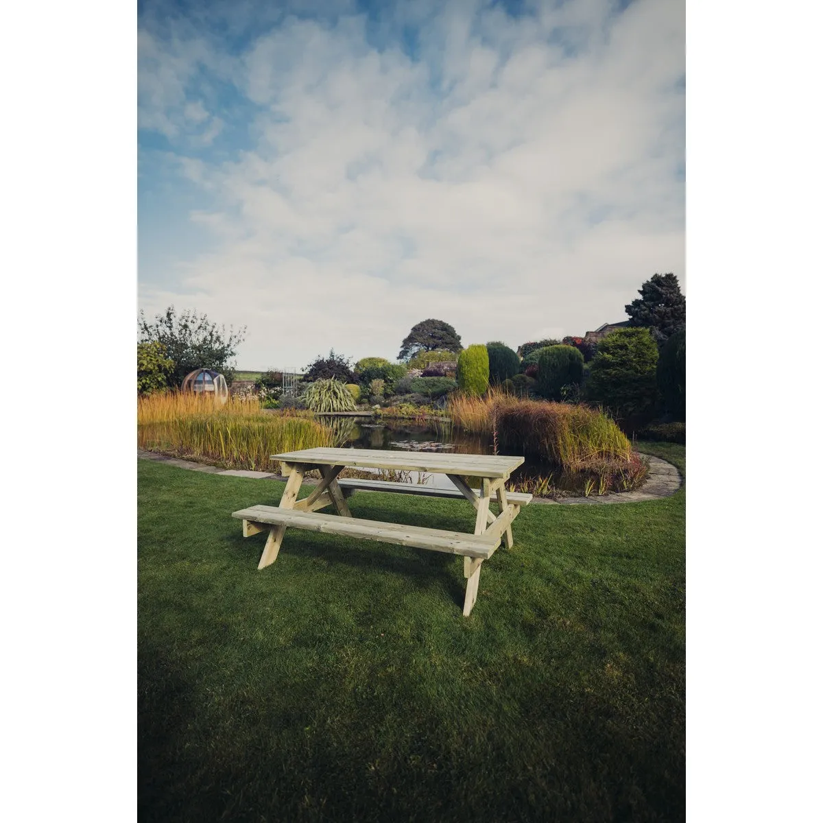 Traditional Garden Picnic Table by Churnet Valley - 6 Seats - PT102