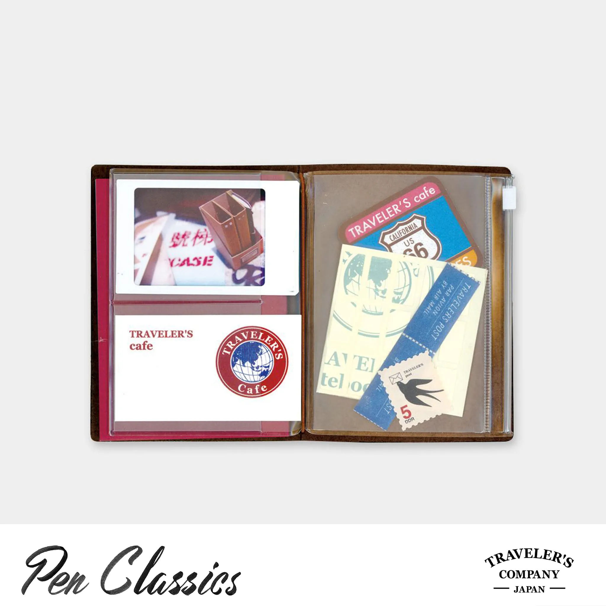 Traveler's Notebook Passport Accessory 004 - Zippered Pocket