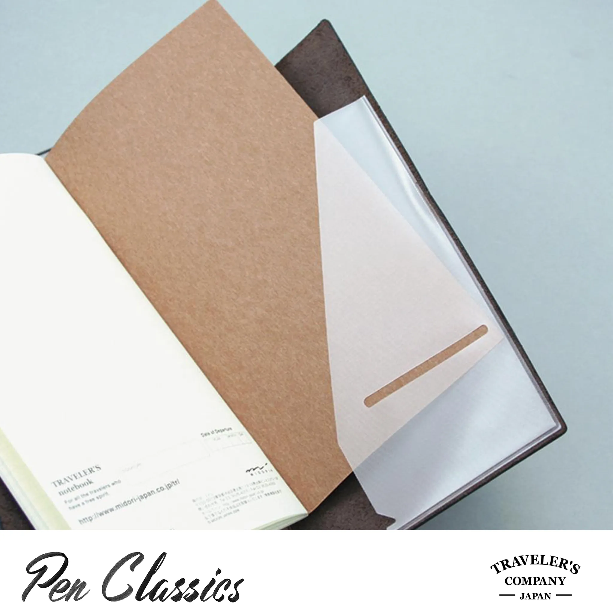 Traveler's Notebook Regular Accessory 006 - Large Pocket Sticker