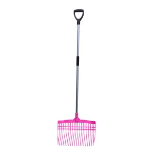 Tuff Stuff super rake w/ aluminum handle - pink