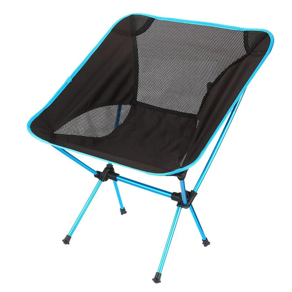 Ultra Light Beach Chair Outdoor Camping Portable Folding Lightweight Chair For Hiking Fishing Picnic Barbecue Vocation Casual