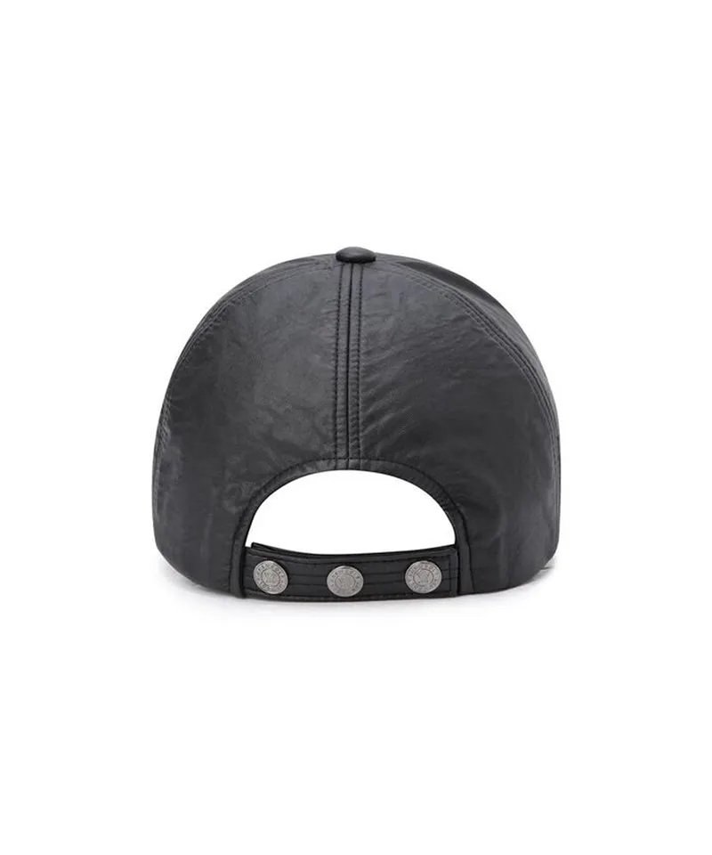 Unisex City Black Ball Cap - Black
