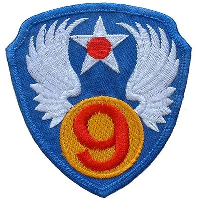 US Military USAF 9th Air Division Patch