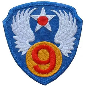 US Military USAF 9th Air Division Patch