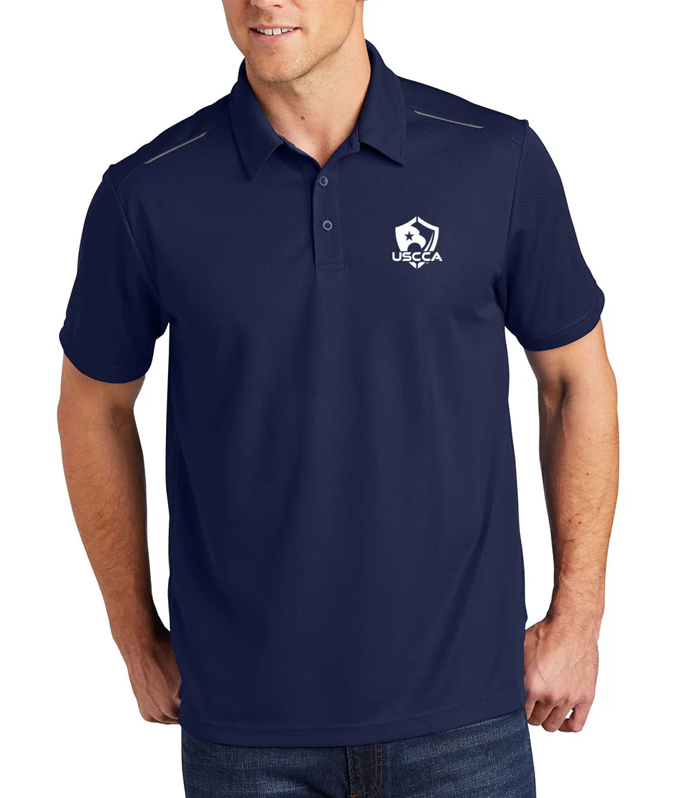 USCCA Men's Port Authority® Pinpoint Mesh Polo