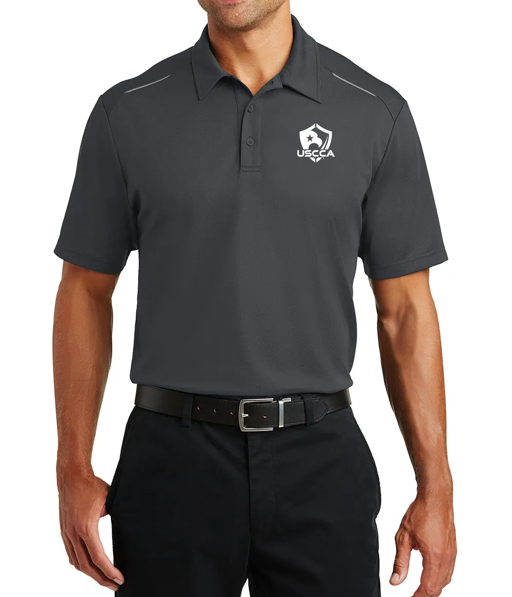 USCCA Men's Port Authority® Pinpoint Mesh Polo