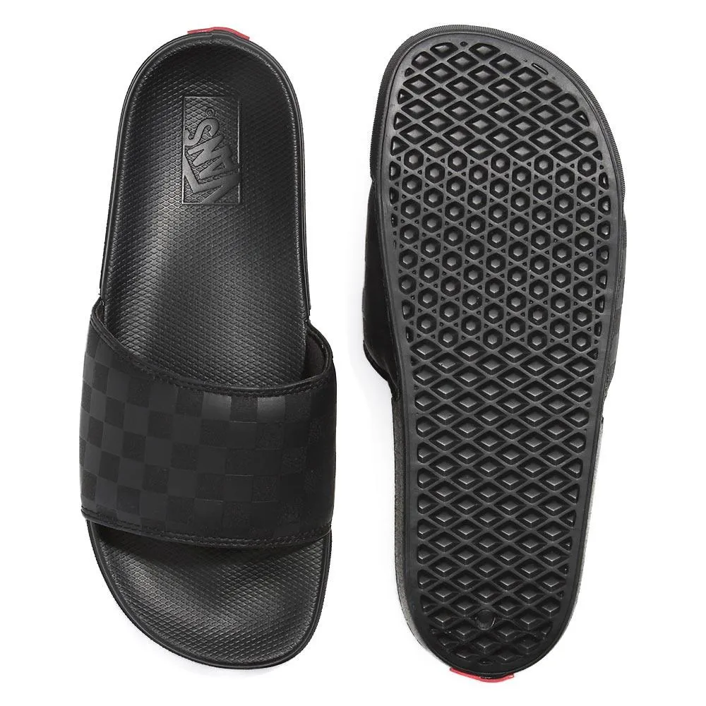 Vans Checkerboard La Costa Slide-On - Black/Black