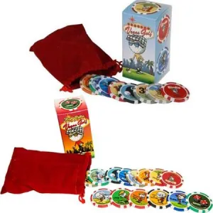 Vegas Golf Chips Poker Chip Golf Game High Roller Edition 14 Chips