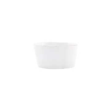Vietri Melamine Lastra White Condiment Bowl