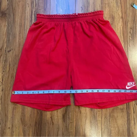 Vtg 1980s/90s Nike Made in USA Red Athletic Shorts Size L