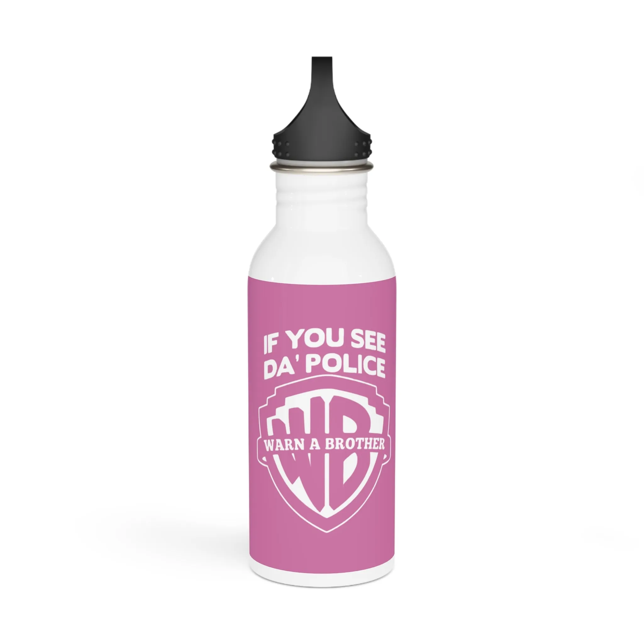 Warn A Brother Stylish Stainless Steel Water Bottle - Eco-Friendly, Durable, Perfect for On-the-Go - Pink